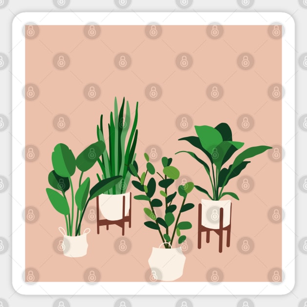 My house plants collection Sticker by THESOLOBOYY
